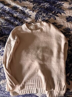 Cynthia Rowley XS Cozy Cream Knit Sweater